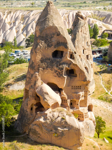 Cappadocia rock houses in Turkey