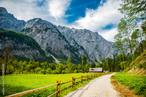 Logar valley in summer, Slovenia