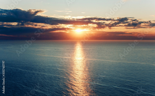  sunset on the Atlantic ocean
