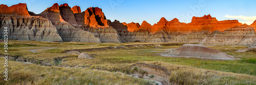 Badlands NP Red Rock Sunset