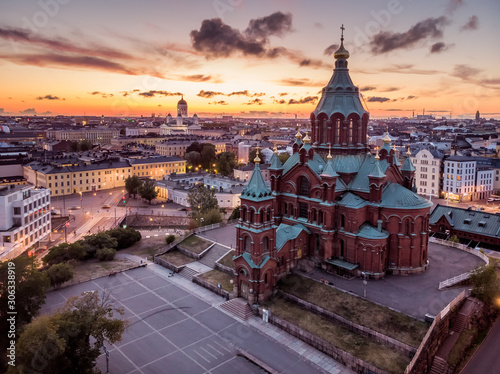 Finland aerial view