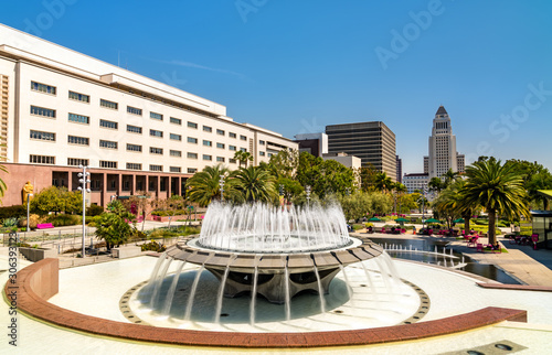 Fountain in Grand Park, Downtown Los Angeles