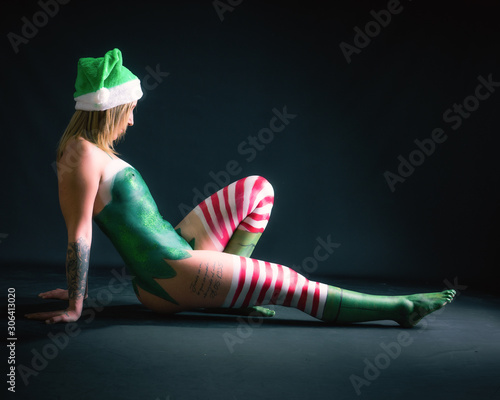 Body Painting Navidad