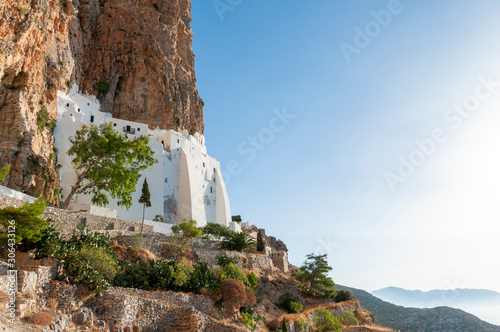 Hozoviotissa Monastery Amorgos Island Greek Islands Greece