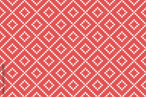 Geometric rhombus pattern. Simple background