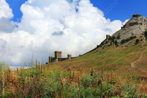 Consul Castle of the Genoese Fortress in Sudak, Crimea