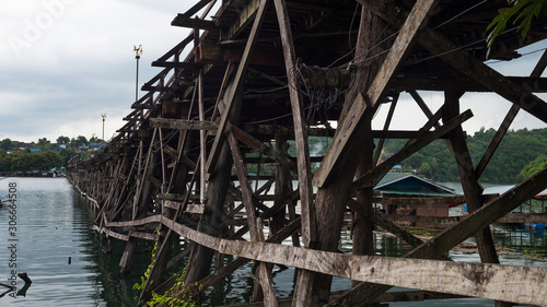 Mon wooden bridge, Sangkhlaburi, Kanchanaburi