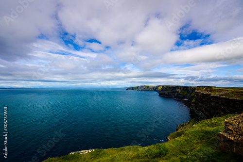 The all stretch of the cliff of Moher