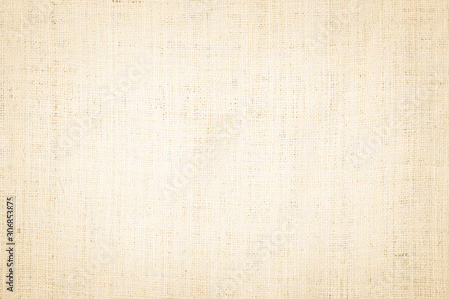 Cream abstract cotton towel mock up template fabric on background. Cloth Wallpaper of artistic grey wale linen canvas texture. Cloth Blanket or Curtain of pattern and copy space for text decoration.