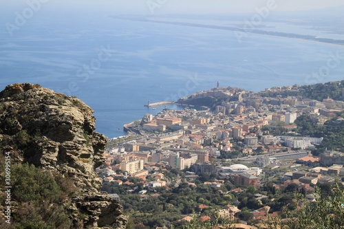 Vue panoramique sur Bastia