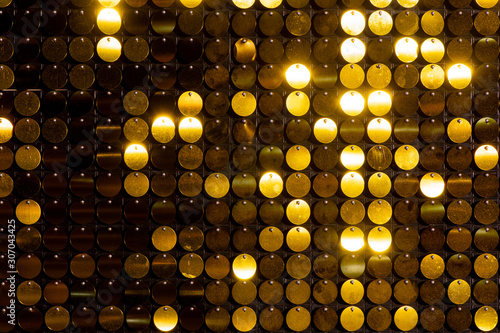 Sequins reflective background. golden Sequins wall, Sparkling