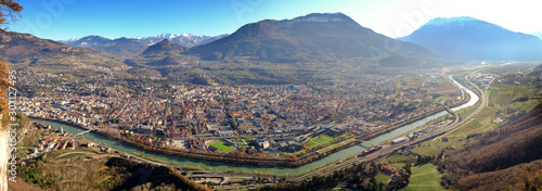 Panorama dalla città di Trento