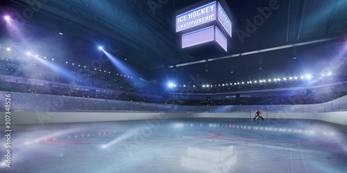 Ice hockey stadium.