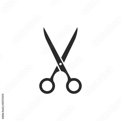 Scissors Icon Vector Illustration