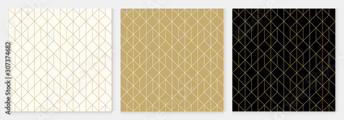 Background pattern seamless geometric line abstract gold luxury color vector. Christmas background.