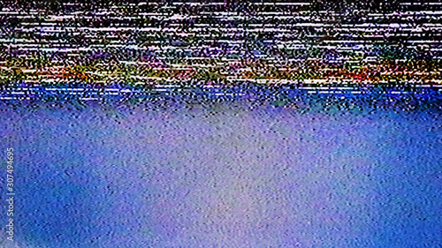 TV Static Noise Glitch Effect