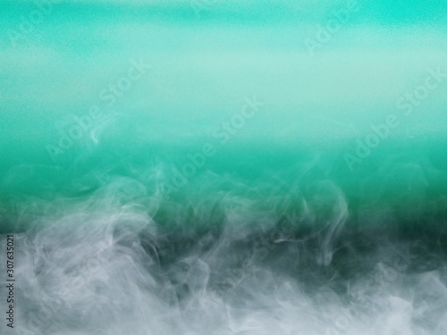 Smoke white on light blue background beautiful abstract