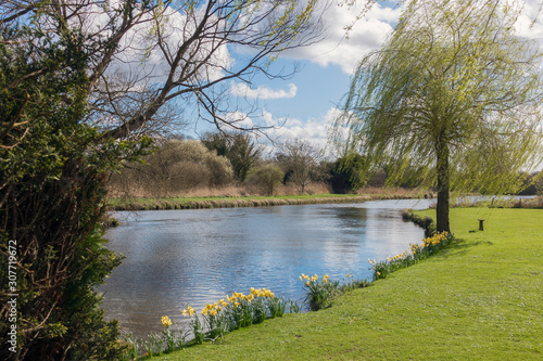 View of the River Test in Hampshire