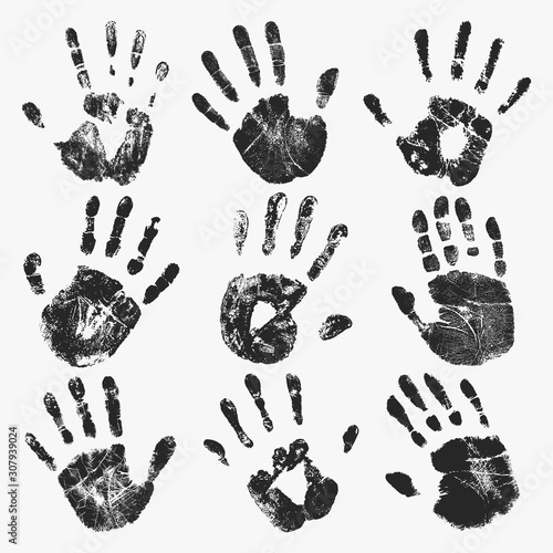 Handprint Vector Set