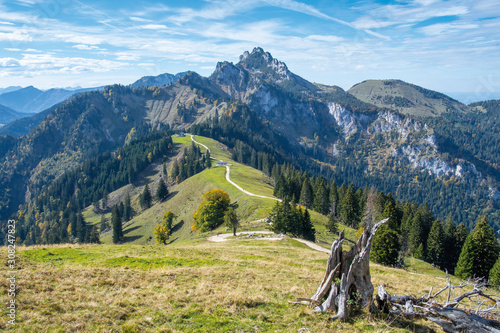 Kampenwand, Hochalm, Wanderweg, Höhenweg