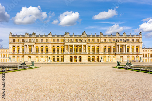 Versailles palace facade, Paris, France