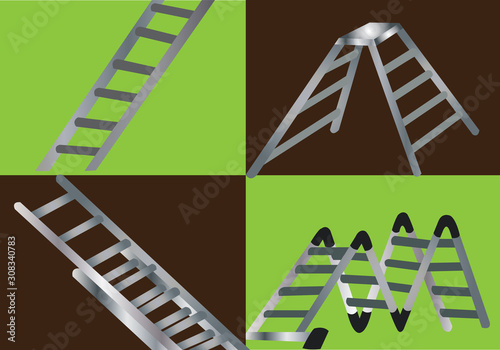 Different types of Commonly used ladders