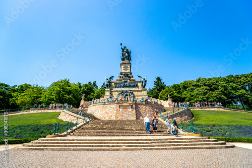 Niederwalddenkmal, Ruedesheim am Rhein, Rheingau, Deutschland 