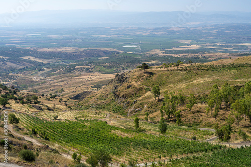 Summer landscape in Calabria, Italy, near Castrovillari