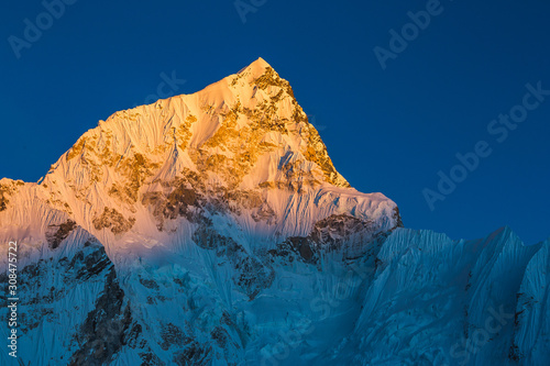 View of the Lhotse Mount from Kala Patar. Nepal