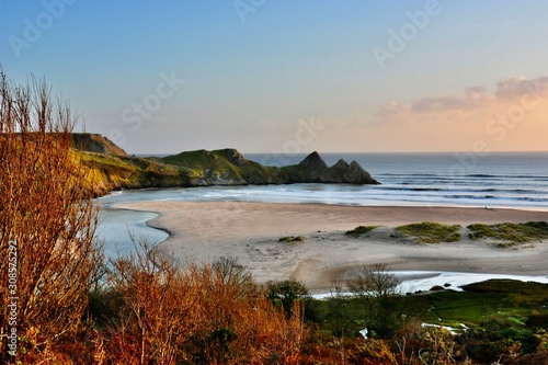 Three Cliffs Bay, The Gower, South Wales, U.K.