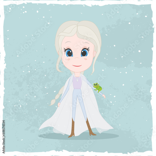 Ice Princess and small friend