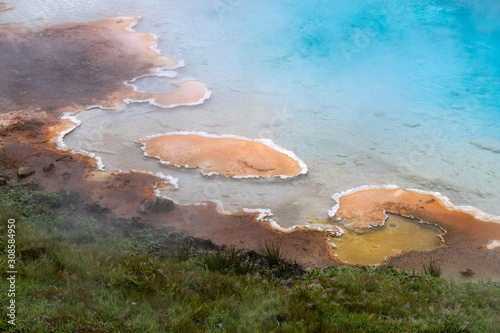 Norris Geyser Basin in Yellowstone National Park