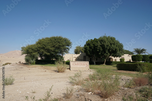 Das Museum: Haus von Howard Carter nahe dem Grab von Tutanchamun in Theben, Luxor, Ägypten