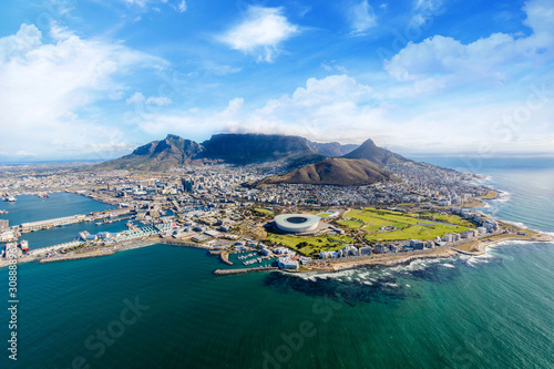 Aerial view of Cape Town, South Africa