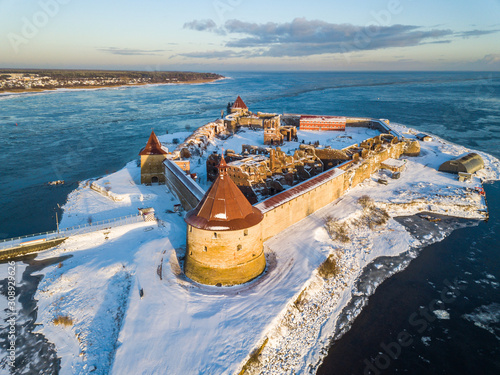 Oreshek fortress on Lake Ladoga. Shlisselburg, Leningrad region, Russia