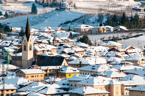 La cittadina di Cles in Val di Non