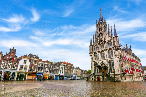 Gouda Town Hall on Market square, Netherlands