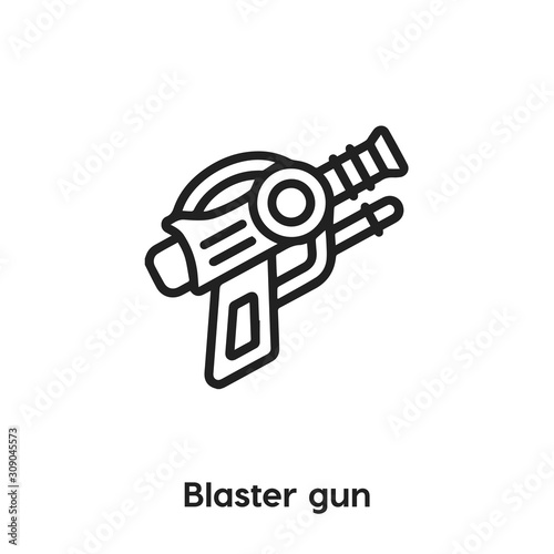 blaster gun icon vector. blaster gun icon vector symbol illustration. Modern simple vector icon for your design. blaster gun icon vector. 