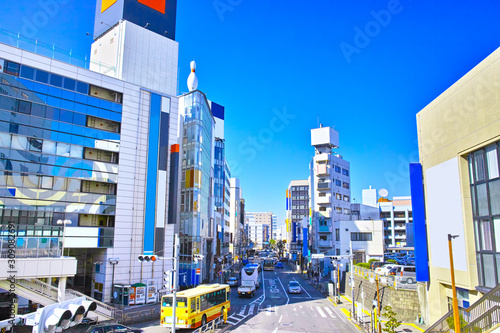 東京都町田市の町田駅西口の風景