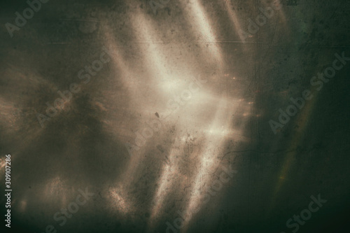 Background of retro film overly, image with scratch, dust and light leaks