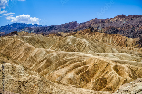 Colorful hills in Death Valley, USA