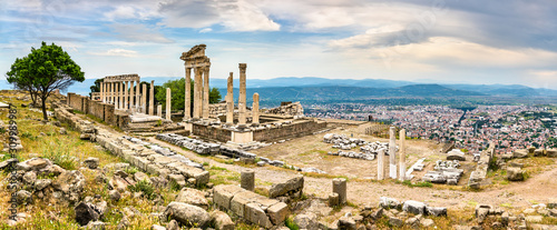 The Temple of Trajan in Pergamon, Turkey