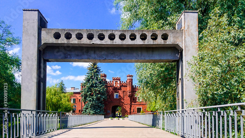 historical castle Brest City of Belarus Europe