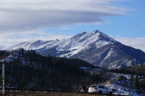  Colorado Scenery. Scenic Colorado Mountains in Early Winter, Fremont Pass, Colorado.