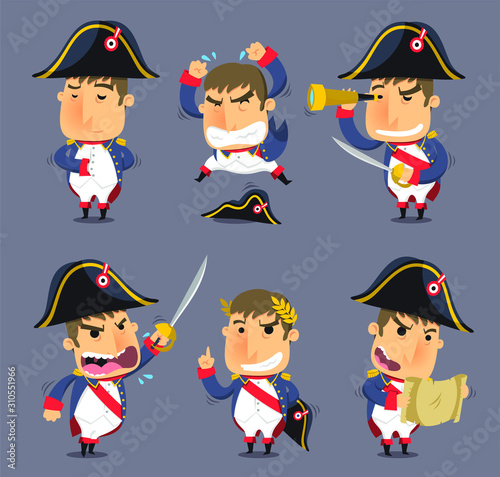 napoleon cartoon set