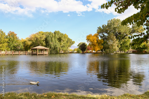 peaceful afternoon at Bishop, California