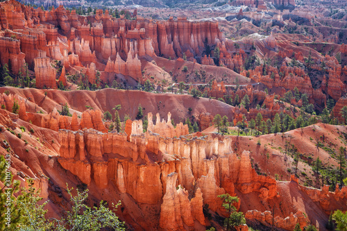 Bryce Canyon National Park, Utah, with the first lights of the morning