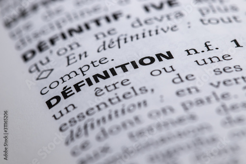 Définition du mot définition dans le dictionnaire français