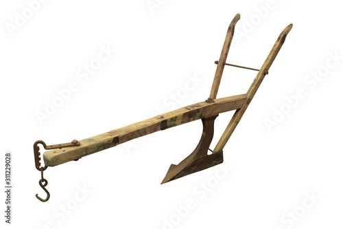 wooden plow