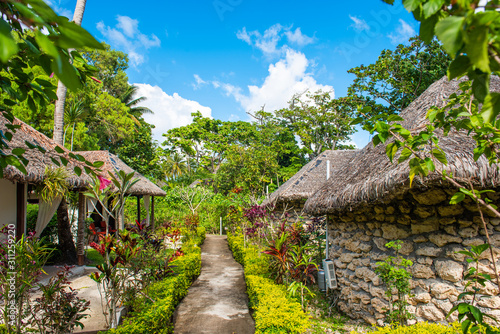 Bungalow in the forest in Vanuatu.